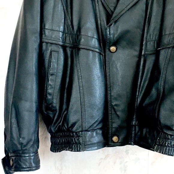 Prestige Leather Black Motorcycle Jacket Large. - Picture 7 of 13